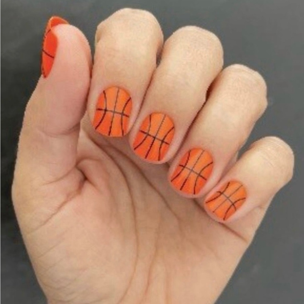 Red Aspen Nail Dashes-DUNK ON EM, EMERSON